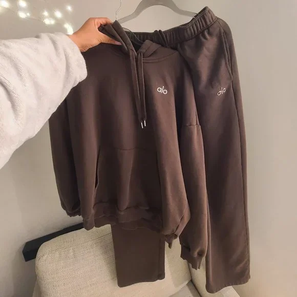 ALO Yoga Sweaters Alo Hoodie And Sweatpants Set Poshmark